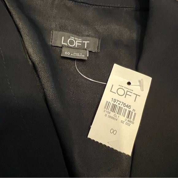 The Loft Black Sleeveless Jumpsuit Size 00 - Picture 6 of 6